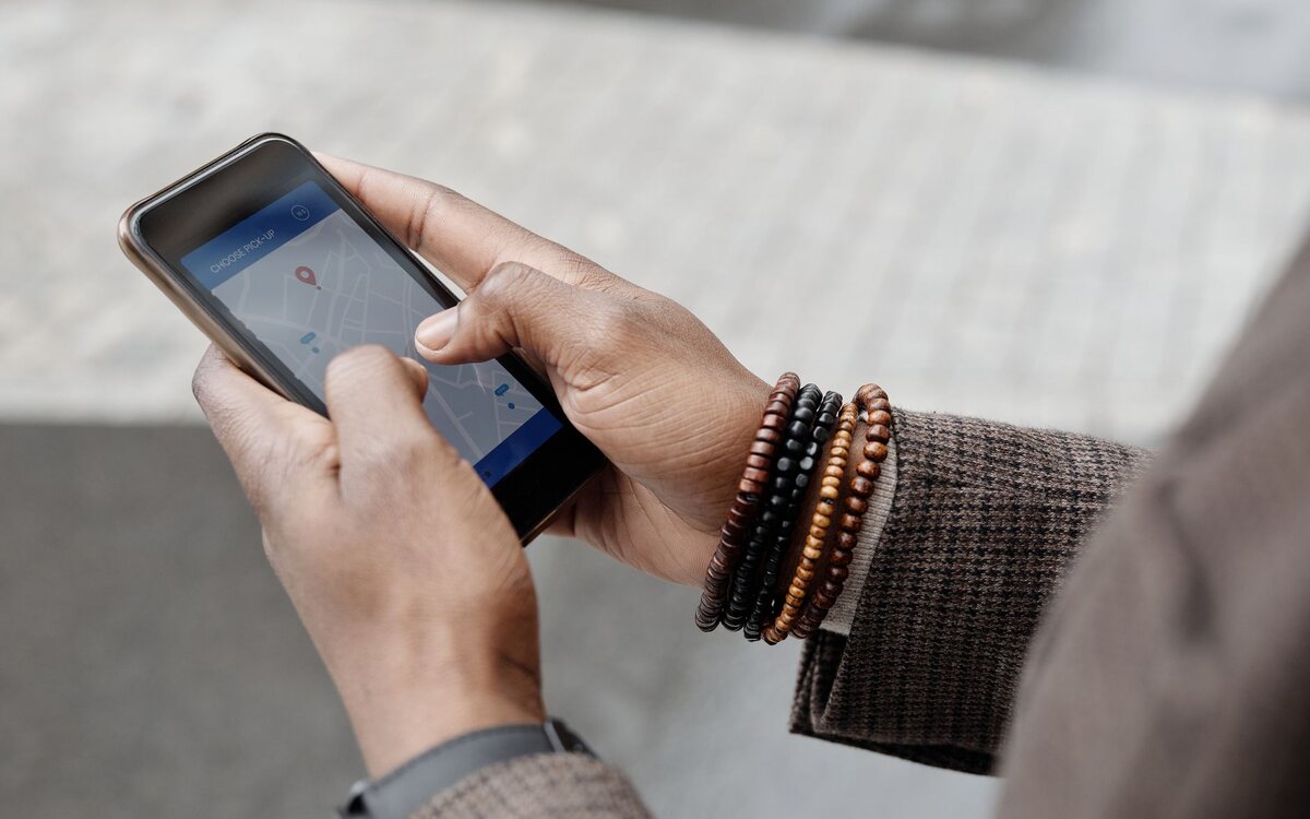 Busca por localização no celular